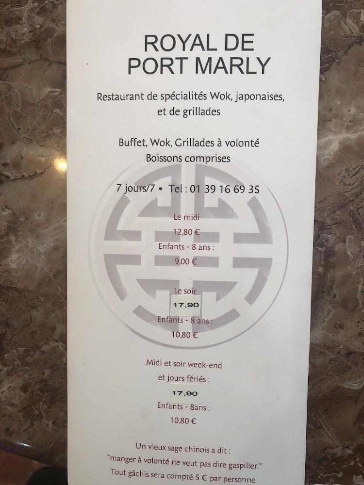 Royal Port-Marly - Menu Image 3